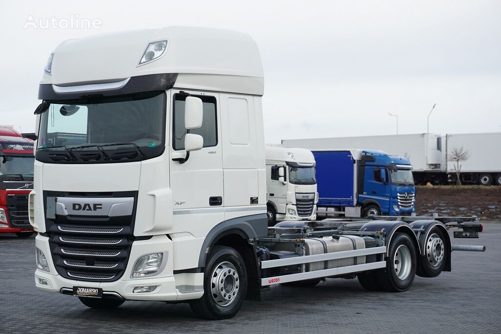 DAF XF 480 / ACC / EURO 6 / SSC / BDF / 7.15 , 7,45 , 7,82 M camión chasis