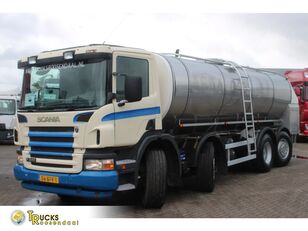 Scania P340 milk/water + 19.500 liter + 8x2 camión cisterna