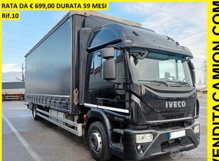 IVECO eurocargo 160-250 centinato camión con lona corredera