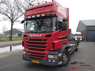 Scania R 420 B 4X2 met BDF containersysteem en laadklep camión de contenedores