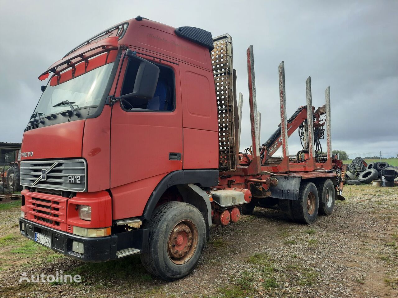 Volvo FH12 camión maderero