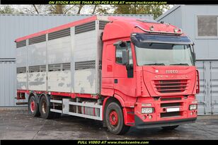 IVECO STRALIS 260, 6x2, BDF, ANIMAL TRANSPORTATION camión para caballos
