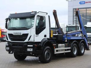 IVECO TRAKKER 410, 6x4, CONTAINER CHAIN ​​CARRIER, EURO 6 camión portacontenedores