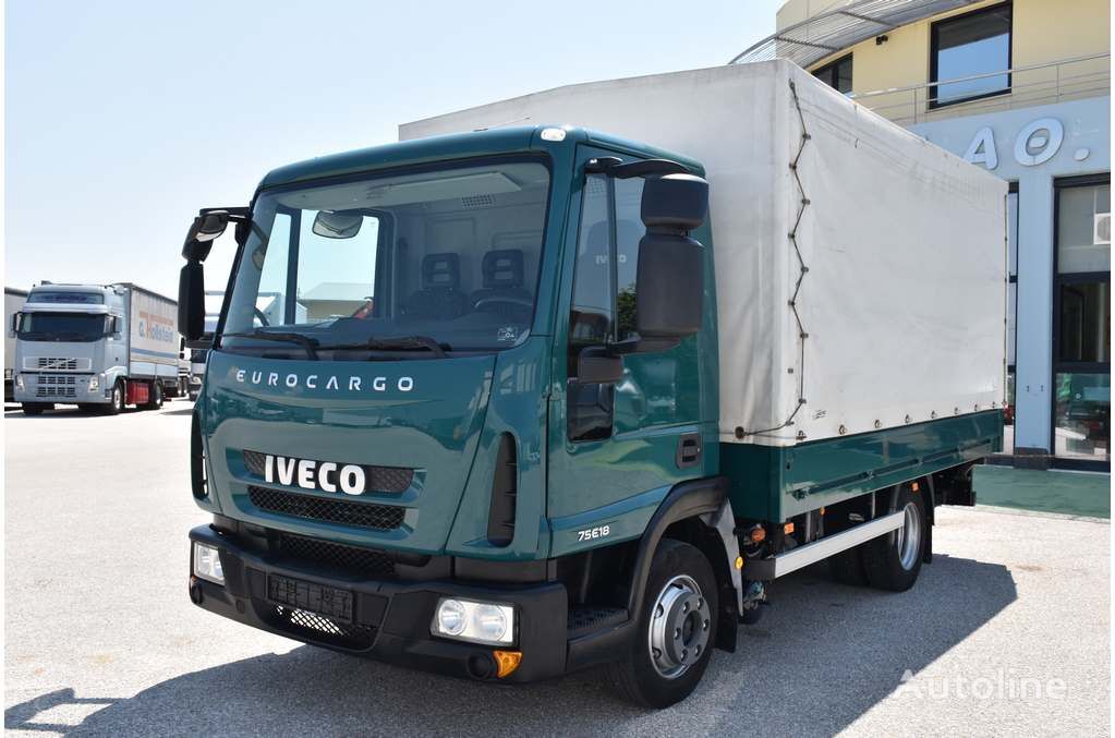 IVECO 75E18 EUROCARGO  camión toldo