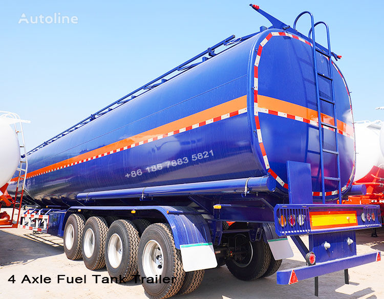 4 Axle Insulated  Fuel Tank Trailer - Semi Tanker Trailer  cisterna de combustible nueva