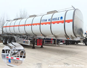 TITAN Aluminum Tanker Trailer for Sale in DR Congo cisterna de combustible nueva