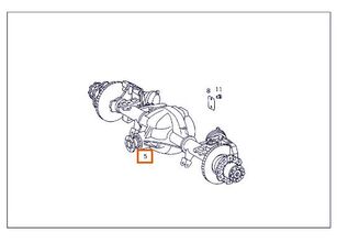 MERCEDES-BENZ Grupo Diferencial Completo Mercedes-Benz ATEGO 1017,1017 L (A 000 350 04 00) eje motriz para MERCEDES-BENZ ATEGO 1017,1017 L camión