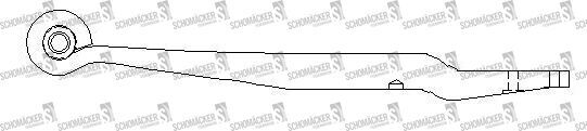 BPW Schomäcker 88171000, O.E. 0508214020 suspensión de ballesta para semirremolque