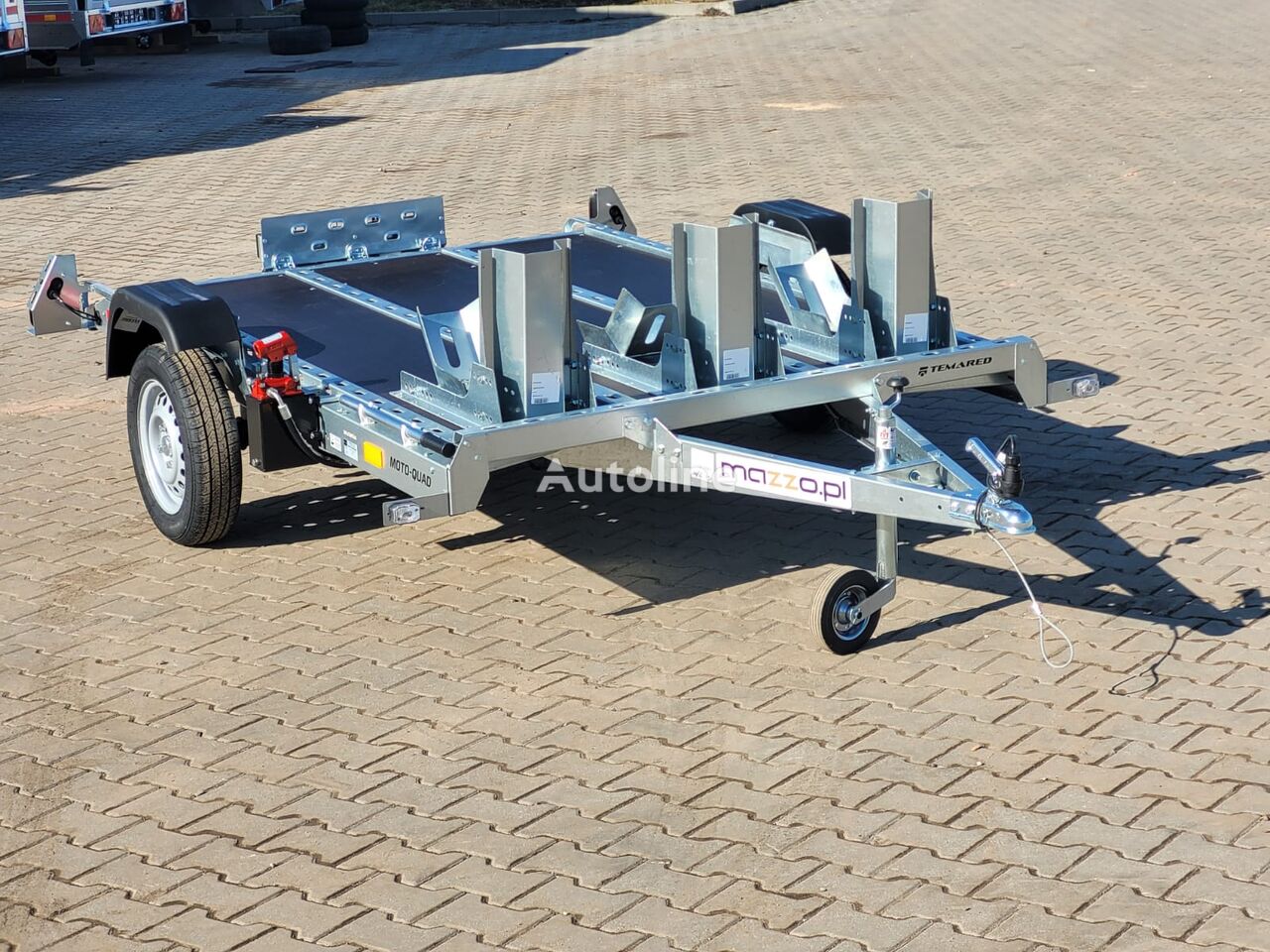 MotoQuad 2616 trailer  246 x 160cm 750kg remolque de moto nuevo