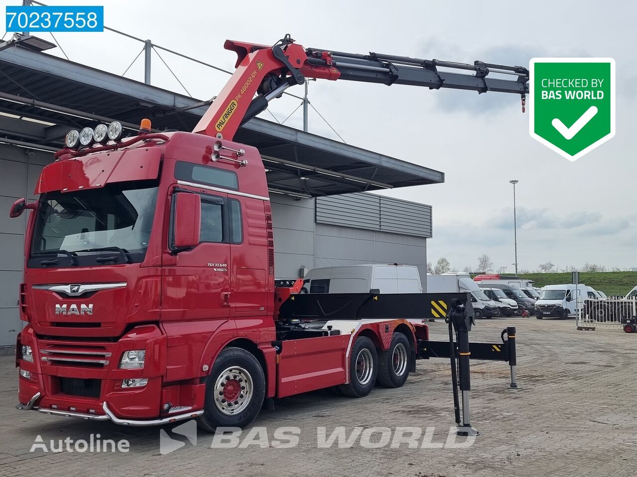 MAN TGX 33.640 6X4 NEW Palfinger PK48002 EH + Winch Kran Crane Retar tractora