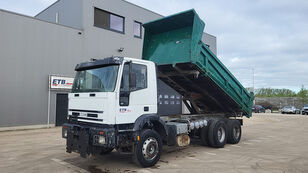 IVECO Eurotrakker 260 E 34  (GRAND PONT & LAMES / BIG AXLE & STEEL SUS volquete