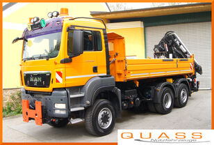 MAN TGS 28.360 BL 6x4-4/ TÜV /HIAB 144 E-3 abnehmbar / Winterdienst volquete